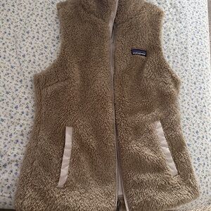 Patagonia Tan Fleece Vest
